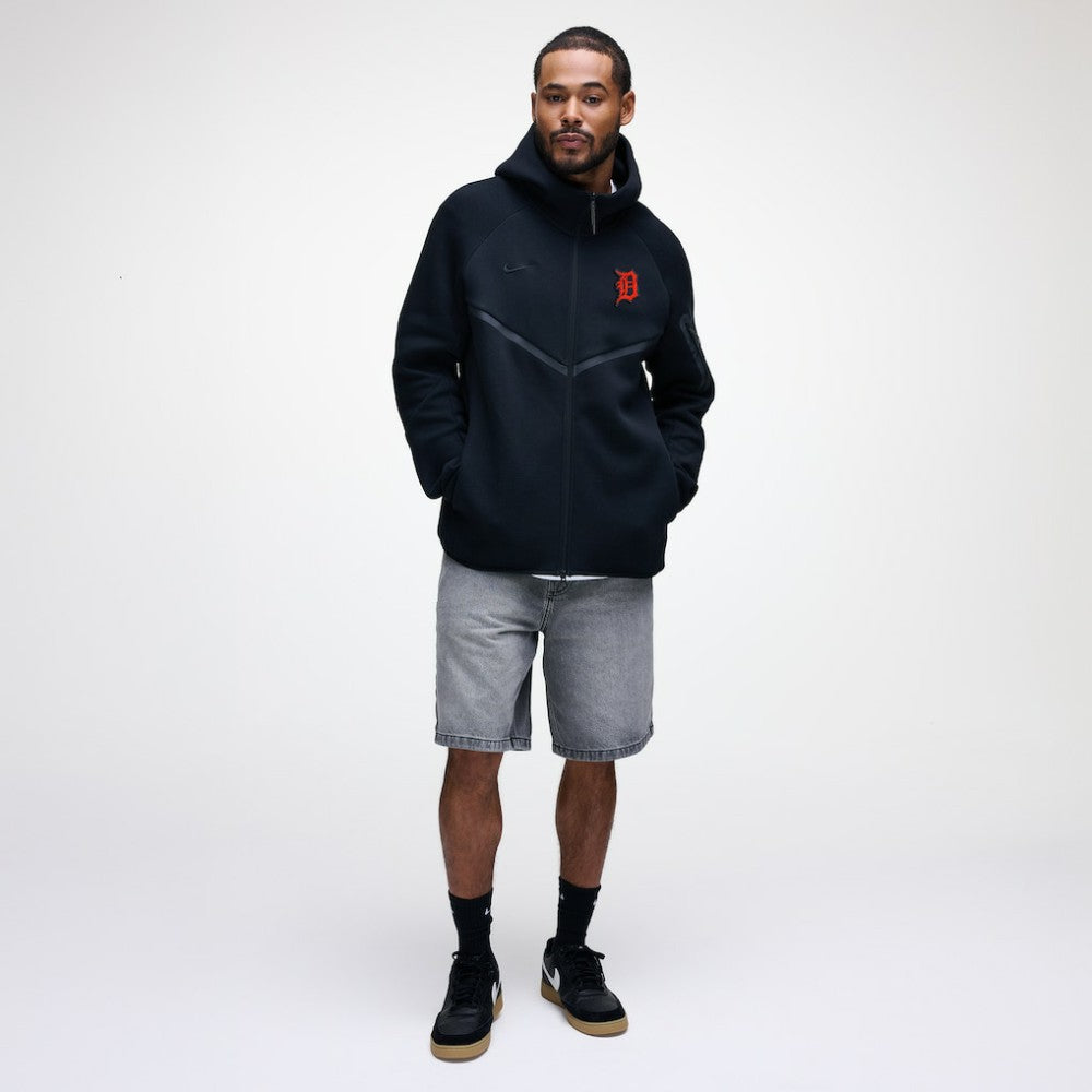 Detroit Tigers Nike Tech Fleece Raglan Full-Zip Windrunner Hoodie | MLB US