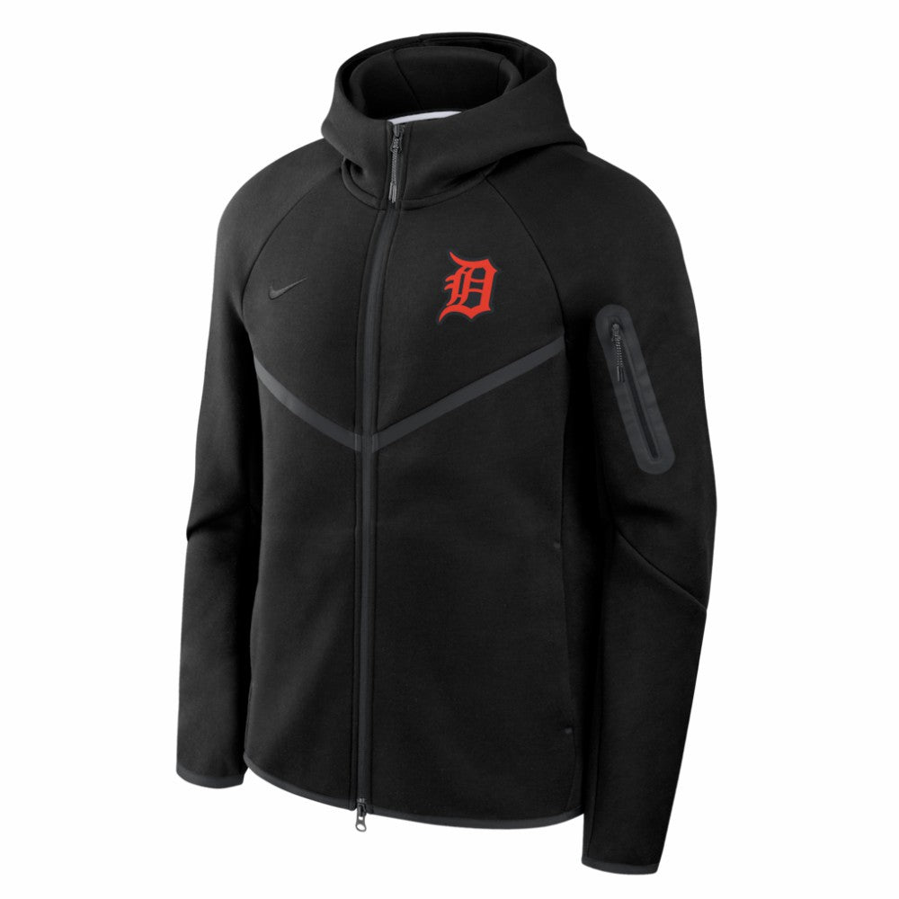 Detroit Tigers Nike Tech Fleece Raglan Full-Zip Windrunner Hoodie | MLB US