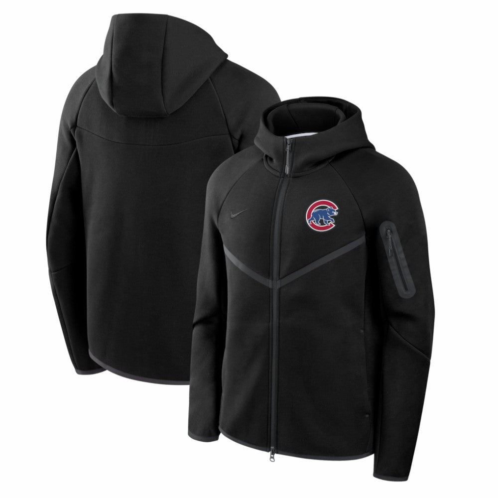 Chicago Cubs Nike Tech Fleece Raglan Full-Zip Windrunner Hoodie | MLB On Sale