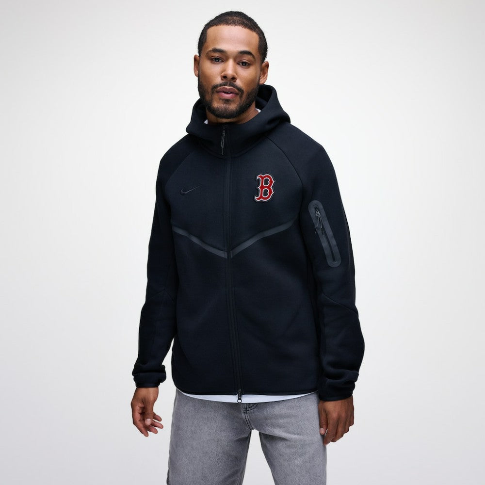 Boston Red Sox Nike Tech Fleece Raglan Full-Zip Windrunner Hoodie | MLB On Sale