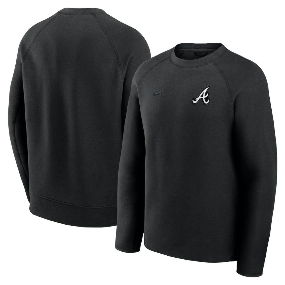 Atlanta Braves Nike Tech Fleece Raglan Sweatshirt | MLB On Sale