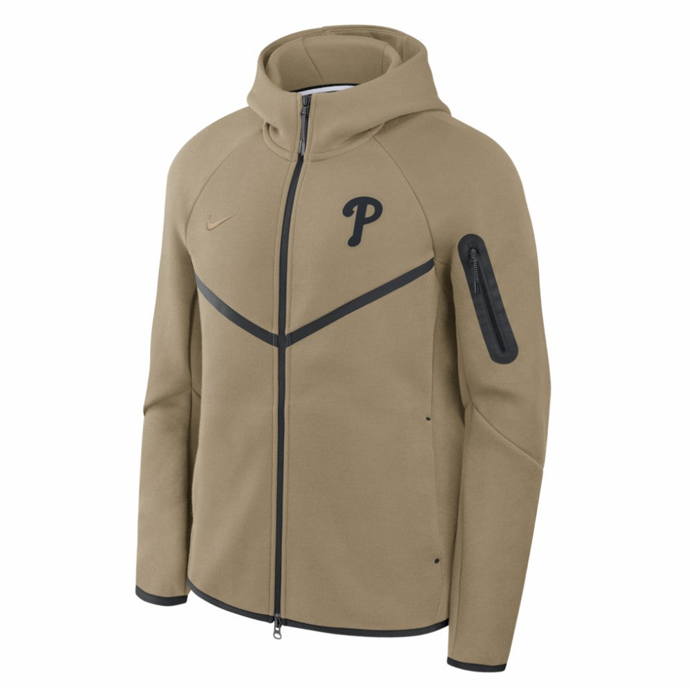 Philadelphia Phillies Nike Tech Fleece Raglan Full-Zip Windrunner Hoodie | MLB Sale