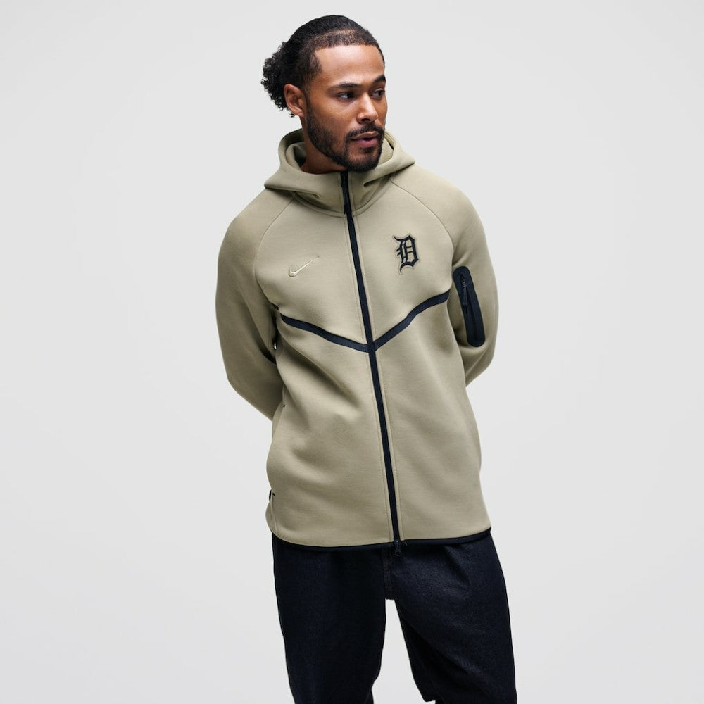 Detroit Tigers Nike Tech Fleece Raglan Full-Zip Windrunner Hoodie | MLB Near me