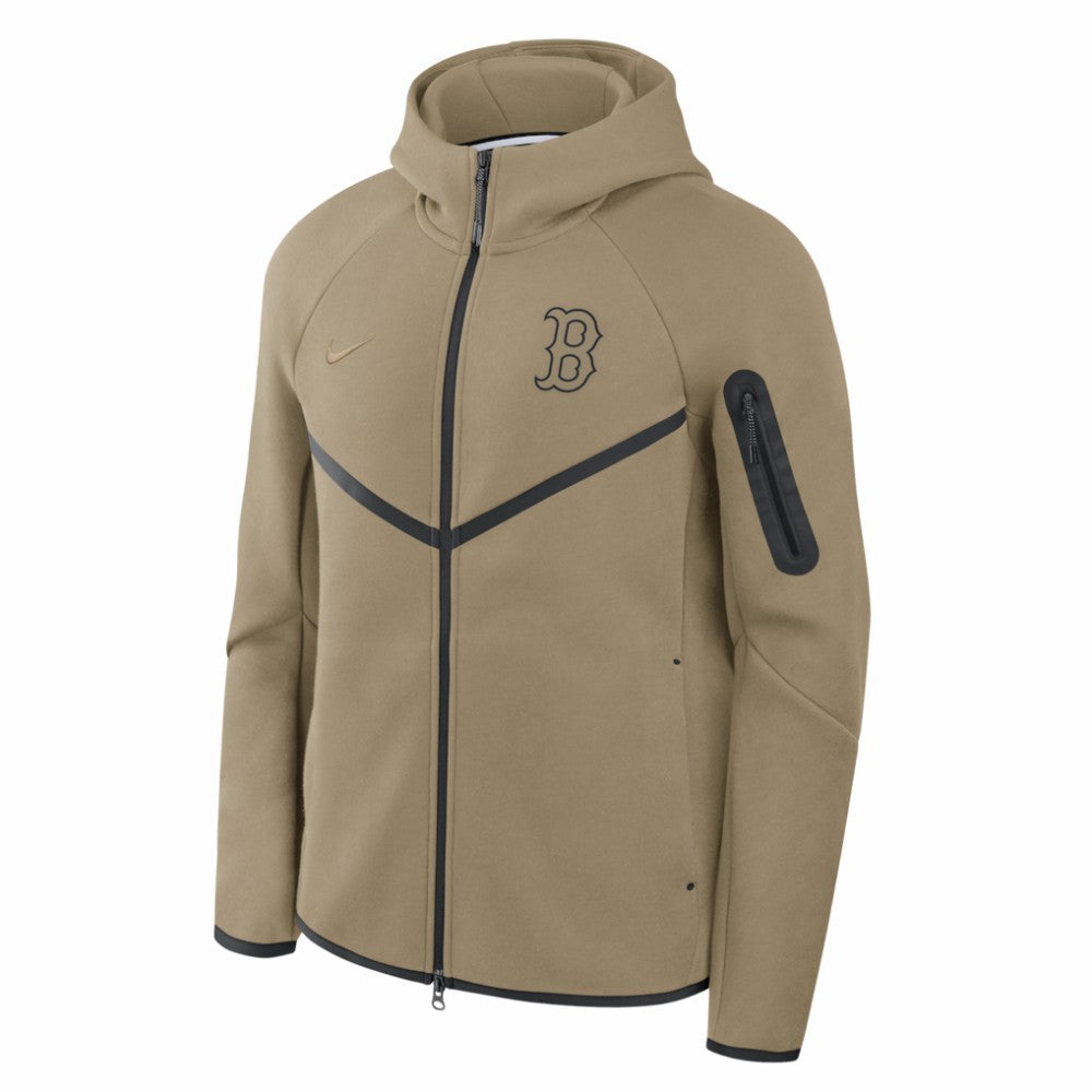 Boston Red Sox Nike Tech Fleece Raglan Full-Zip Windrunner Hoodie | MLB Sale