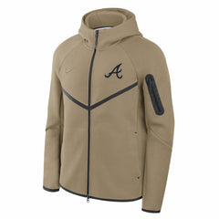 Atlanta Braves Nike Tech Fleece Raglan Full-Zip Windrunner Hoodie | MLB Near me
