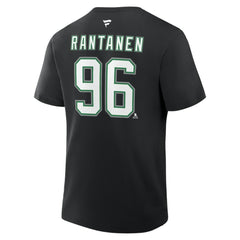Mikko Rantanen Dallas Stars Fanatics Authentic Stack Name & Number T-Shirt For Sale
