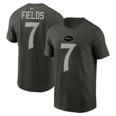 New York Jets Nike Justin Fields  2025 Rivalries Collection Player Name & Number T-Shirt