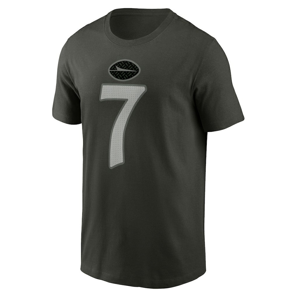 New York Jets Nike Justin Fields  2025 Rivalries Collection Player Name & Number T-Shirt