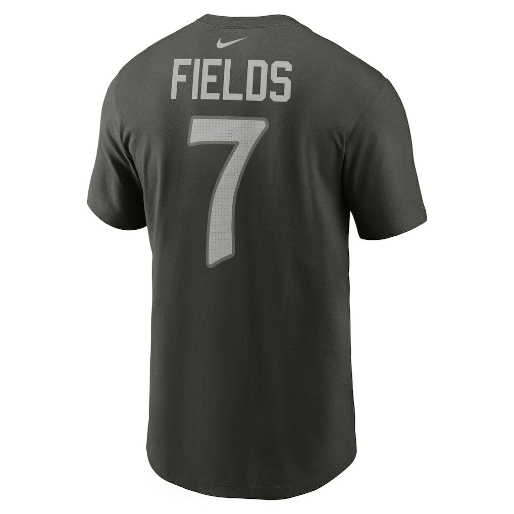 New York Jets Nike Justin Fields  2025 Rivalries Collection Player Name & Number T-Shirt