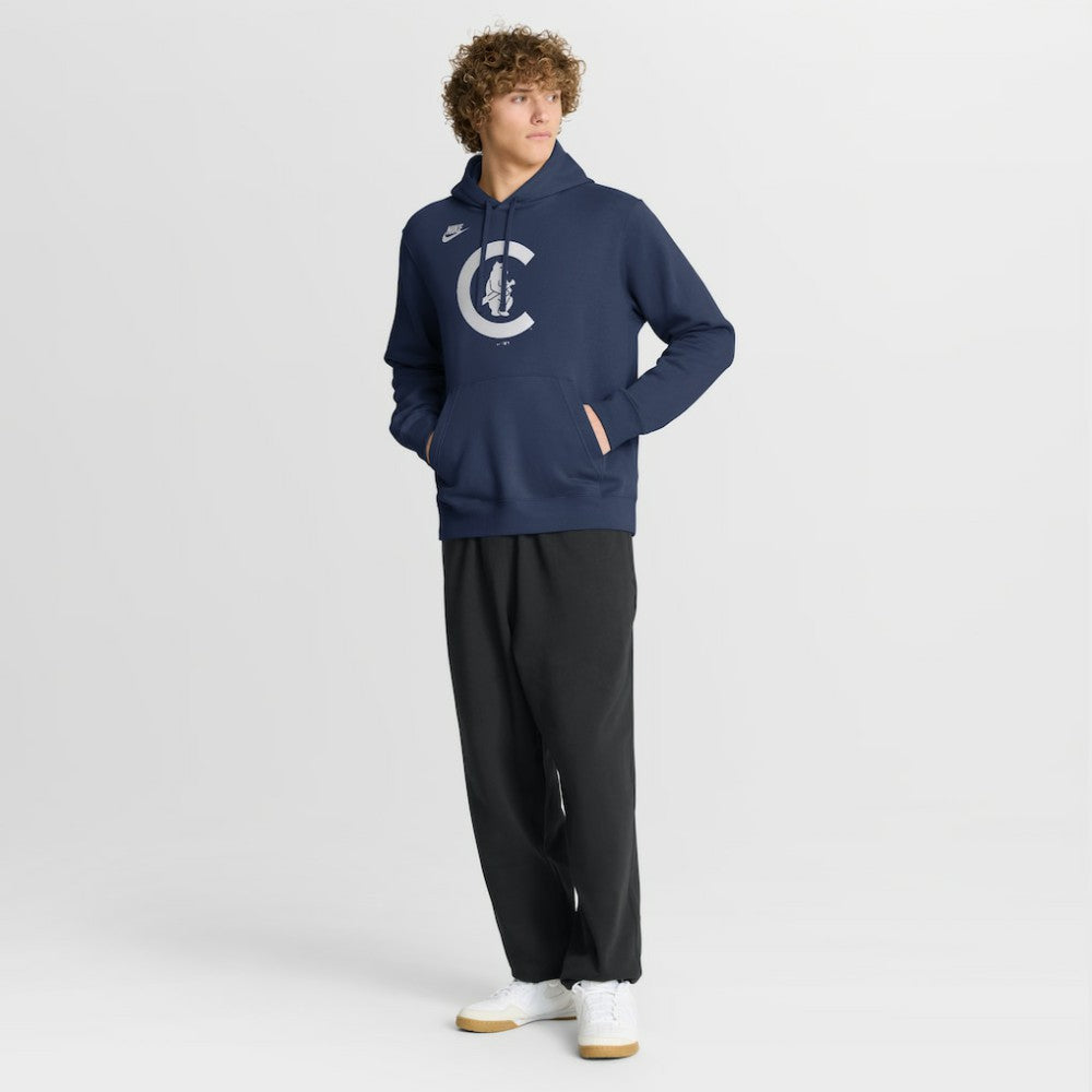 Chicago Cubs Nike Cooperstown Collection Logo Club Hoodie | MLB Online