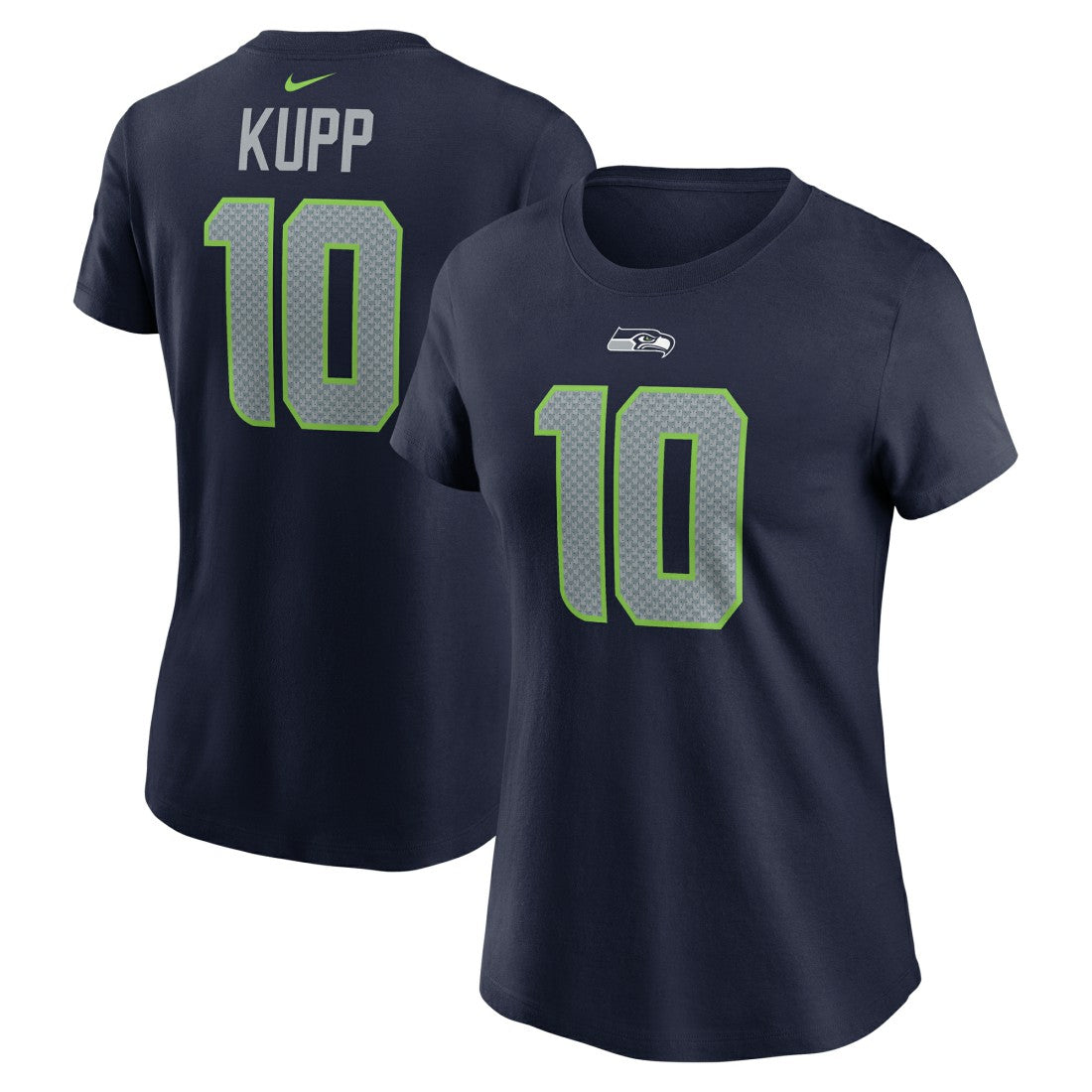 Seattle Seahawks Nike Cooper Kupp  Women's Player Name & Number T-Shirt