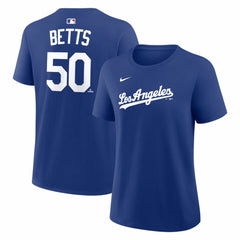 Mookie Betts Los Angeles Dodgers Nike Women's Alternate Name & Number T-Shirt | MLB Discount