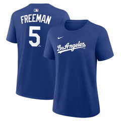 Freddie Freeman Los Angeles Dodgers Nike Women's Alternate Name & Number T-Shirt | MLB Online