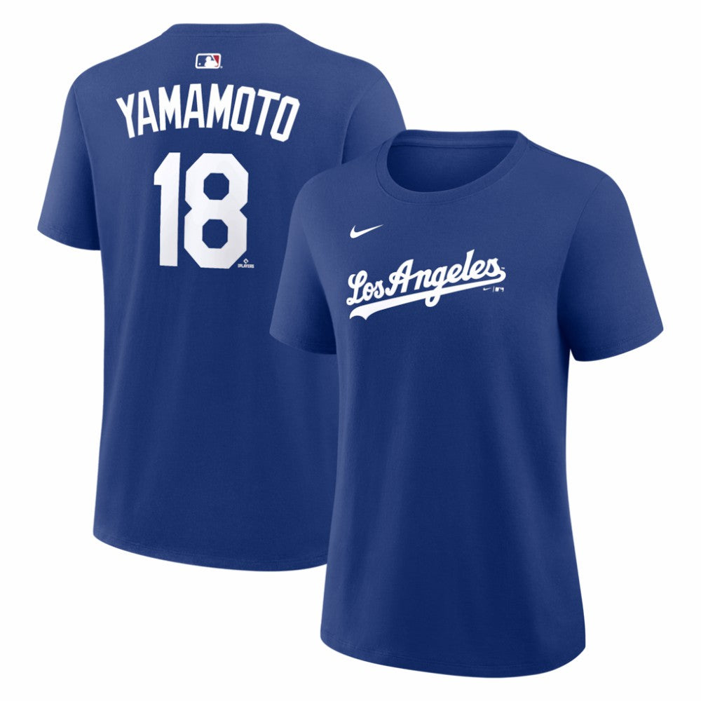 Yoshinobu Yamamoto Los Angeles Dodgers Nike Women's Alternate Name & Number T-Shirt | MLB Shop