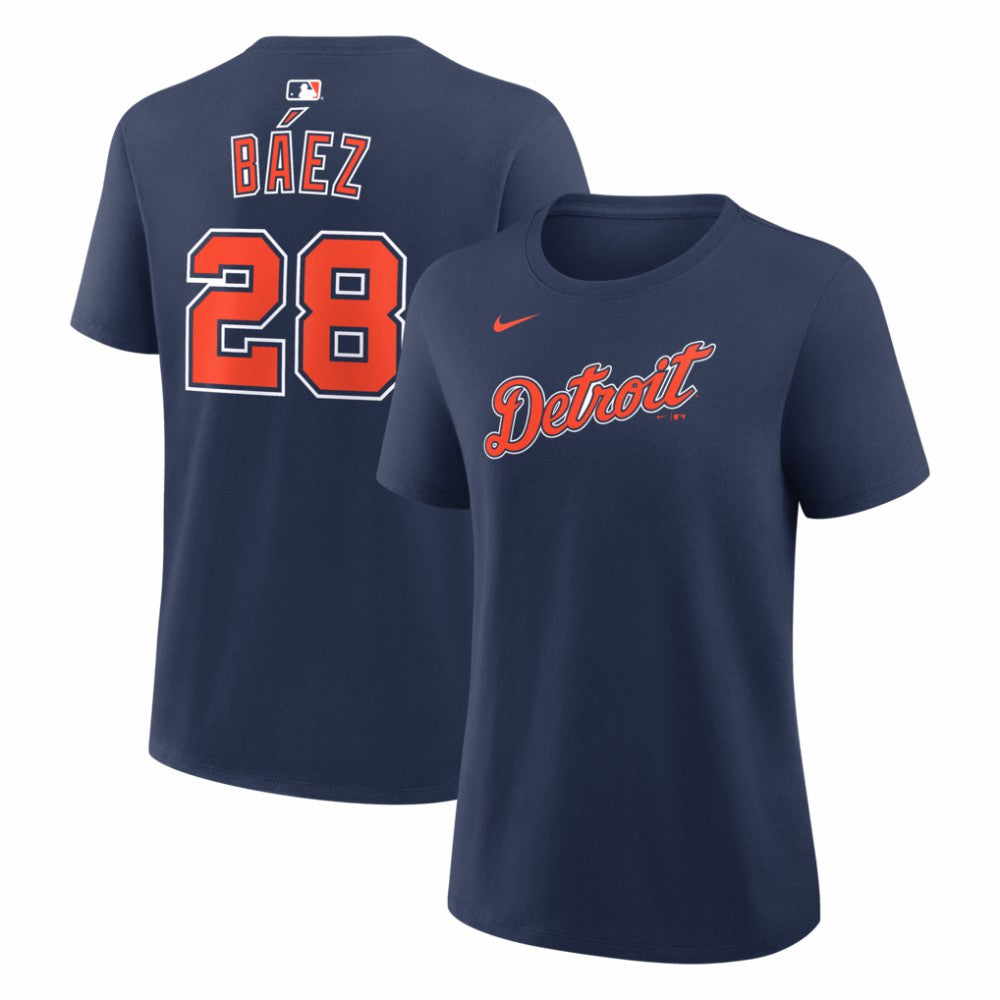 Javier Báez Detroit Tigers Nike Women's Alternate Name & Number T-Shirt | MLB Outlet