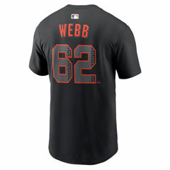 Logan Webb San Francisco Giants Nike Alternate Name & Number T-Shirt | MLB Shop