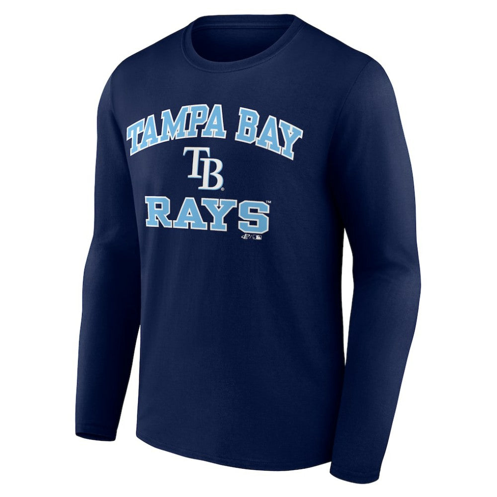 Tampa Bay Rays Logo Athletic Heart & Soul Long Sleeve T-Shirt | MLB New