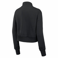 Chicago Bears Nike Women's Legacy Phoenix Fleece Cropped Half-Zip Sweatshirt