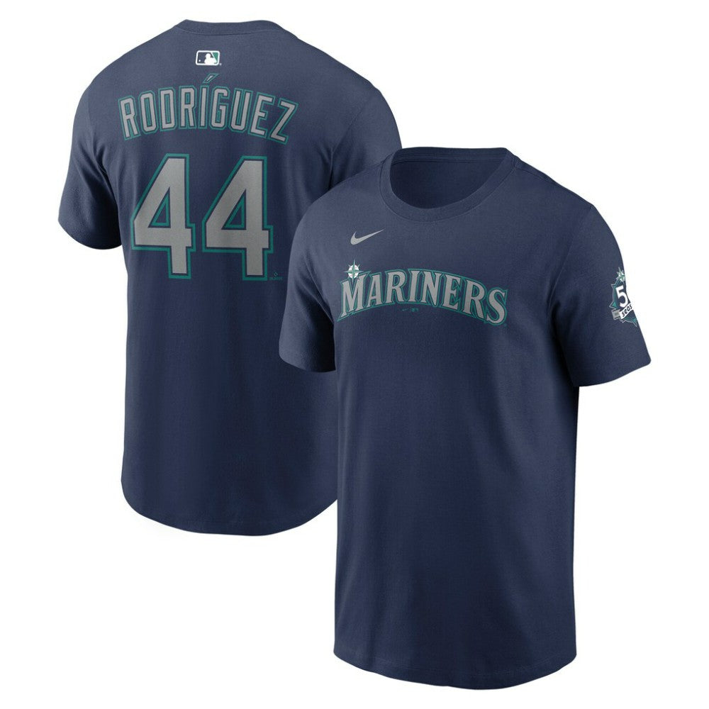 Julio Rodríguez Seattle Mariners Nike 50th Season Name & Number T-Shirt | MLB Online