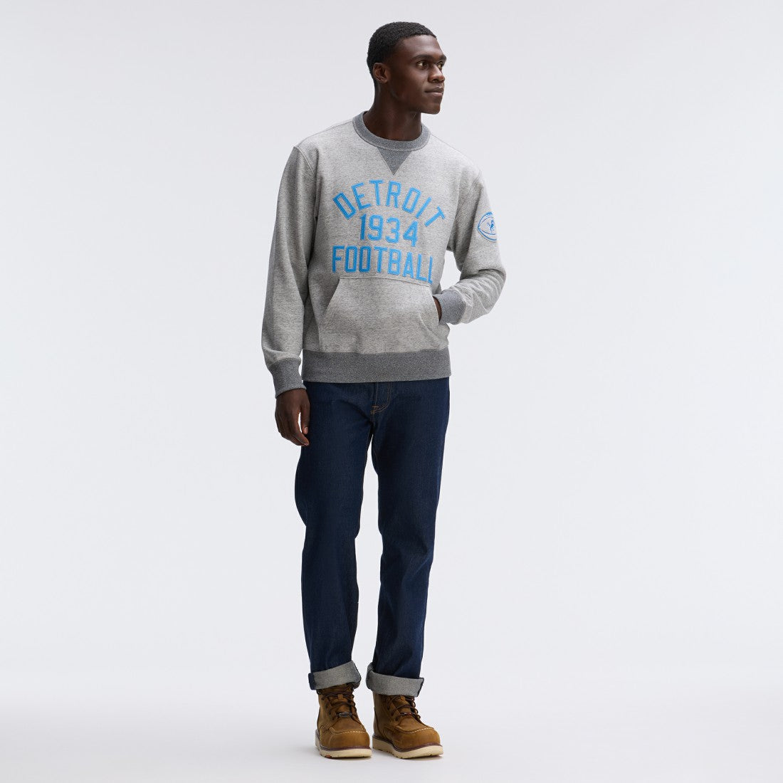 Detroit Lions Fanatics IconicFleece Pocket Sweatshirt
