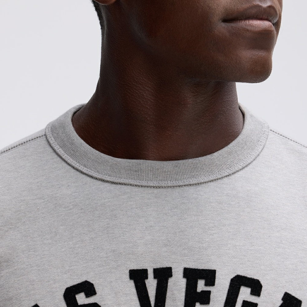 Las Vegas Raiders Fanatics IconicFleece Short Sleeve Sweatshirt