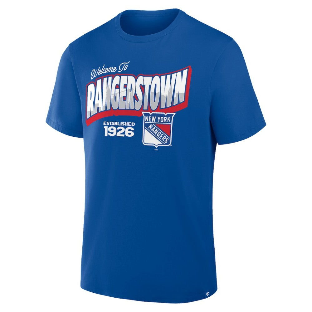 New York Rangers Fanatics Hometown Local T-Shirt Discount