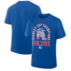 New York Rangers Fanatics 4x Stanley Cup Champions T-Shirt Online