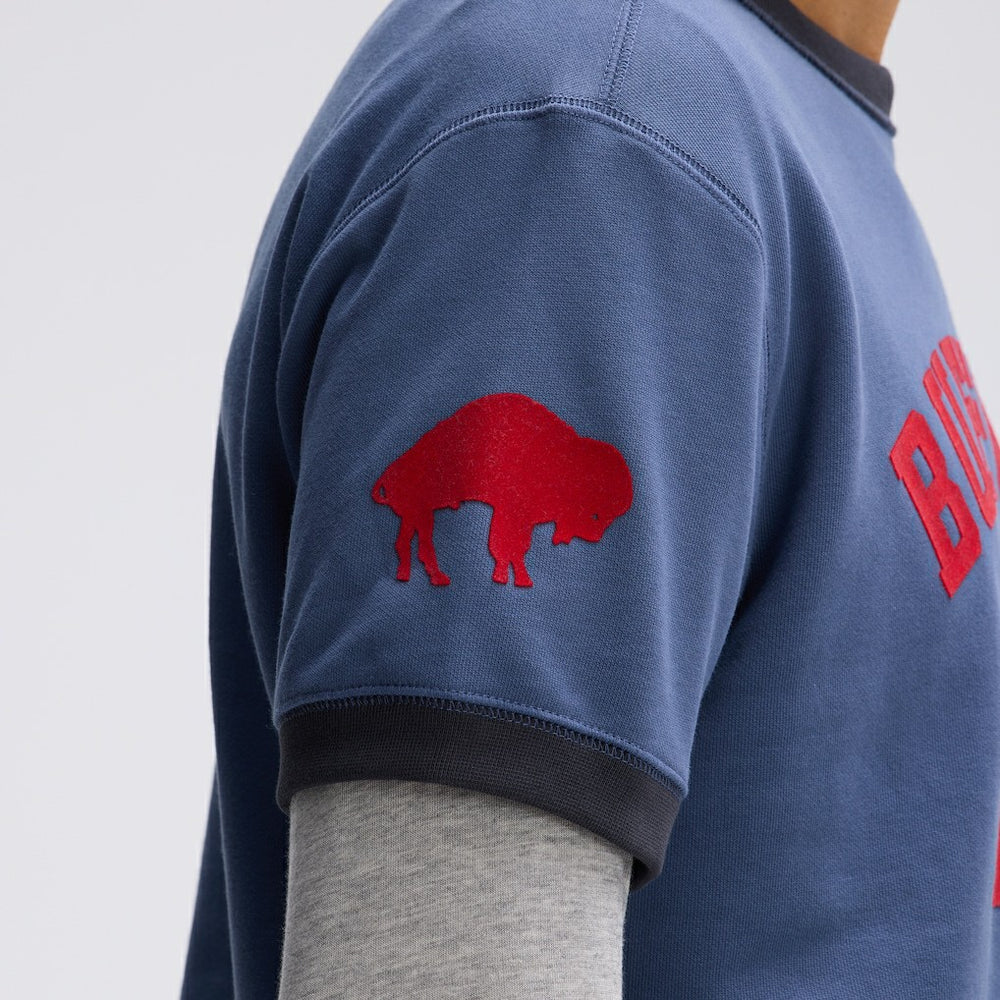 Buffalo Bills Fanatics IconicFleece Short Sleeve Sweatshirt