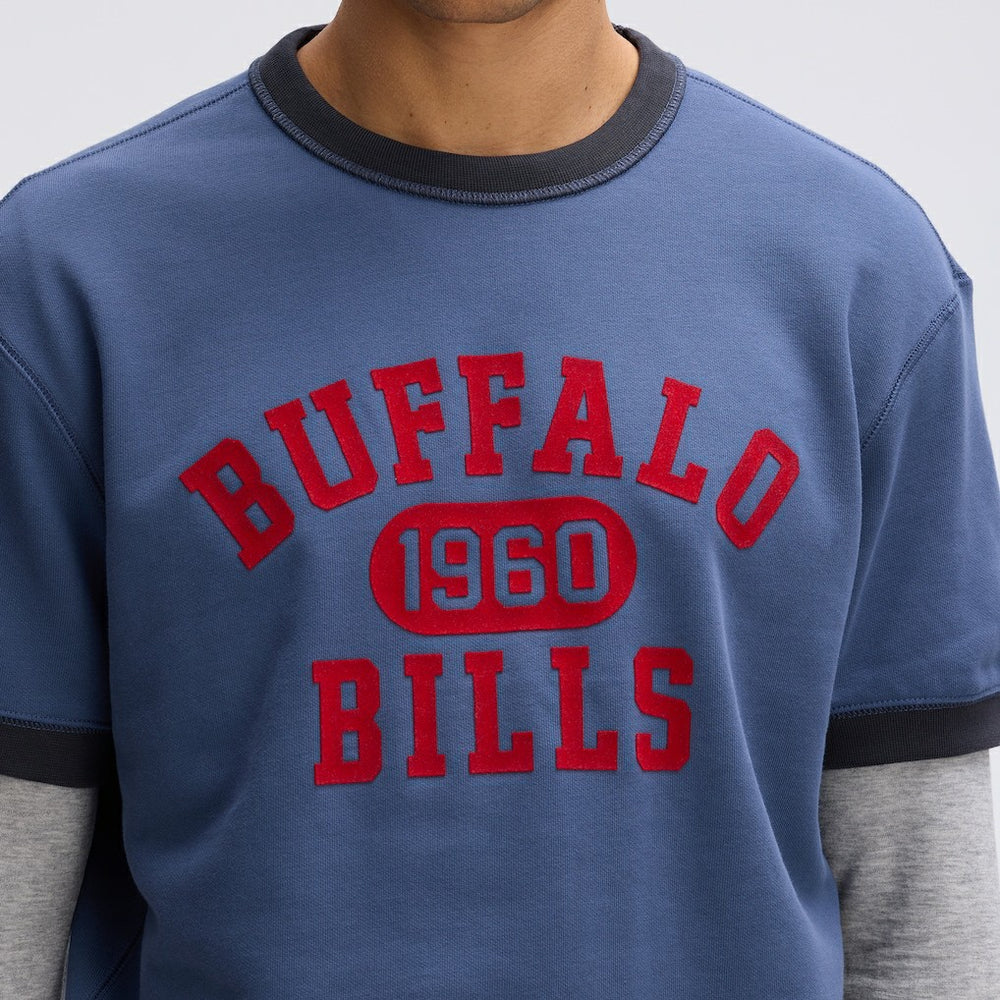 Buffalo Bills Fanatics IconicFleece Short Sleeve Sweatshirt