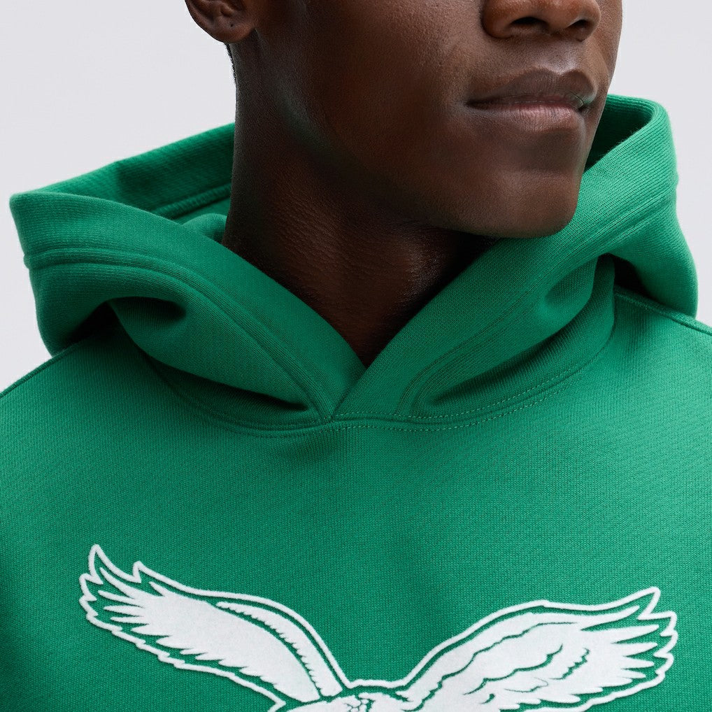 Philadelphia Eagles Fanatics IconicFleece Flocked Hoodie