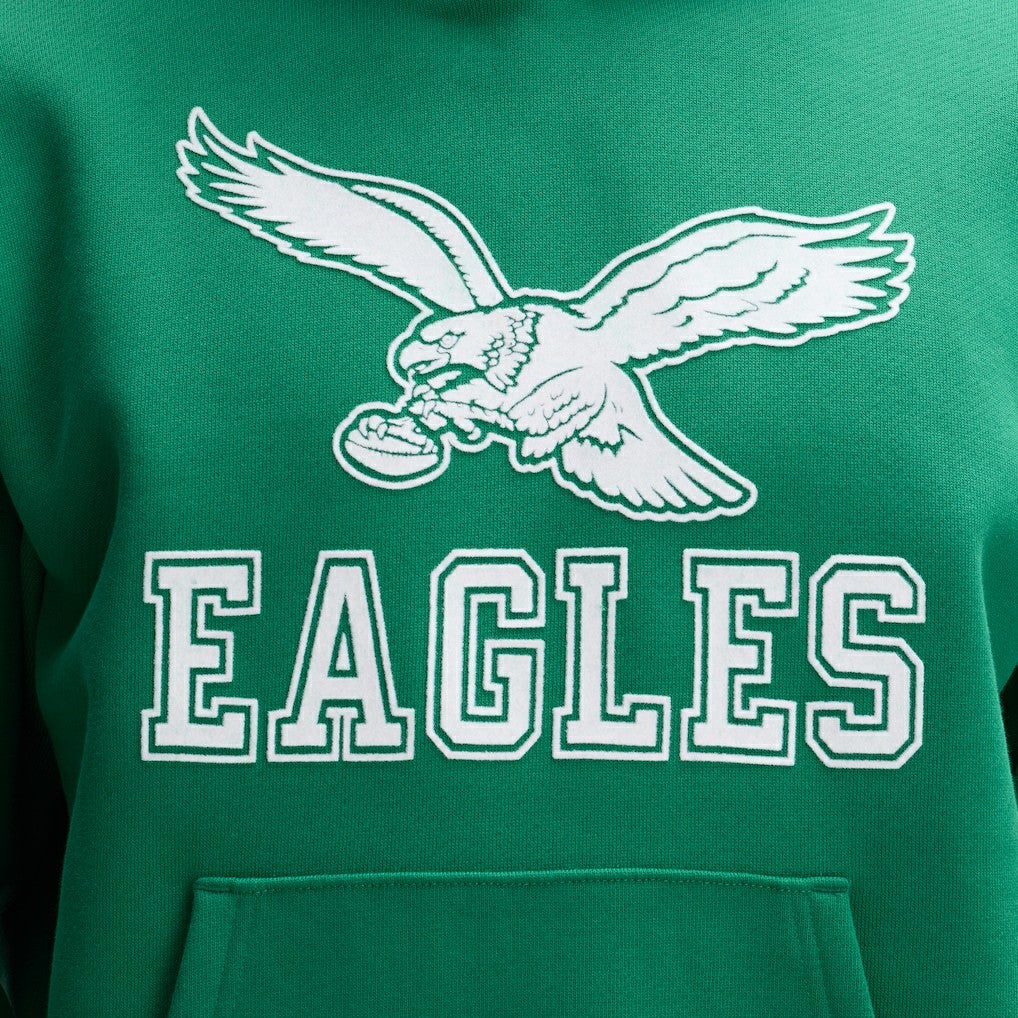 Philadelphia Eagles Fanatics IconicFleece Flocked Hoodie