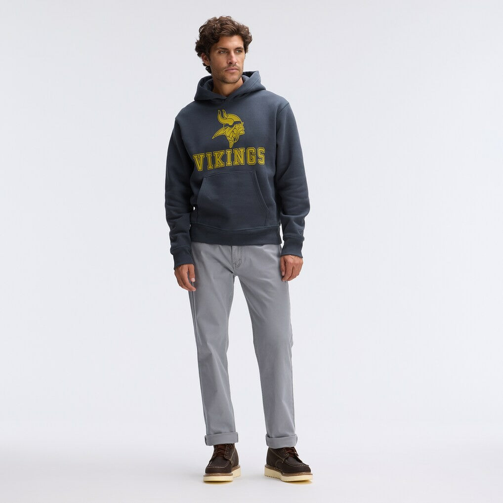 Minnesota Vikings Fanatics IconicFleece Flocked Hoodie