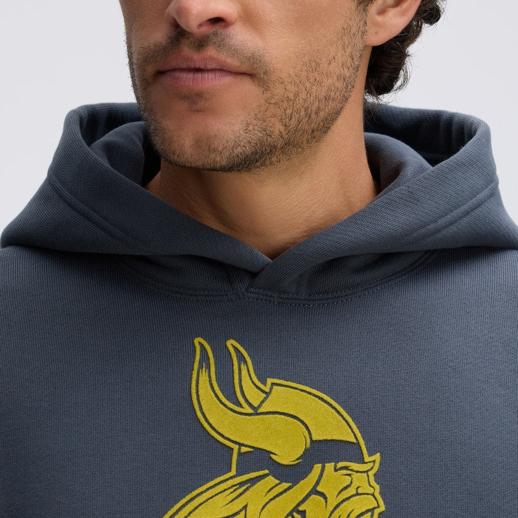 Minnesota Vikings Fanatics IconicFleece Flocked Hoodie
