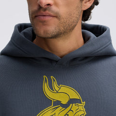 Minnesota Vikings Fanatics IconicFleece Flocked Hoodie