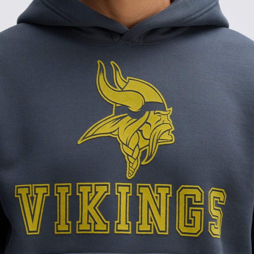 Minnesota Vikings Fanatics IconicFleece Flocked Hoodie