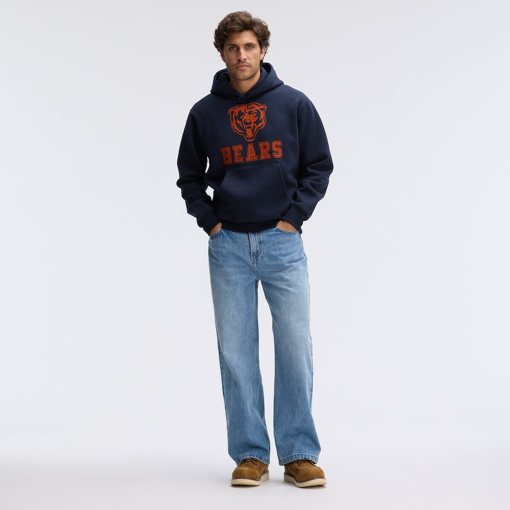 Chicago Bears Fanatics IconicFleece Flocked Hoodie