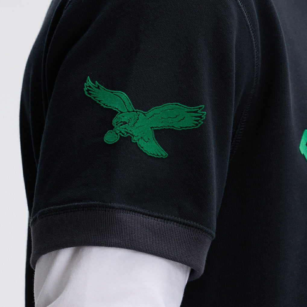 Philadelphia Eagles Fanatics IconicFleece Short Sleeve Sweatshirt