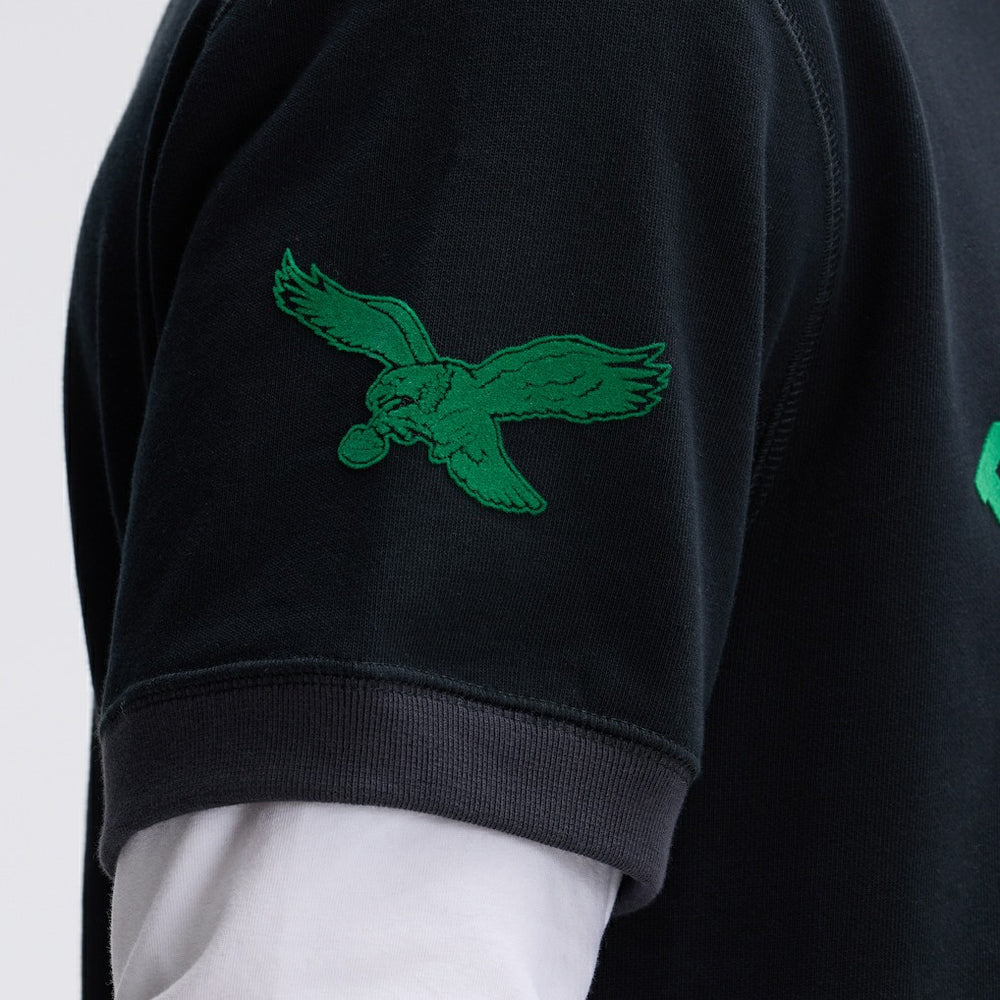 Philadelphia Eagles Fanatics IconicFleece Short Sleeve Sweatshirt