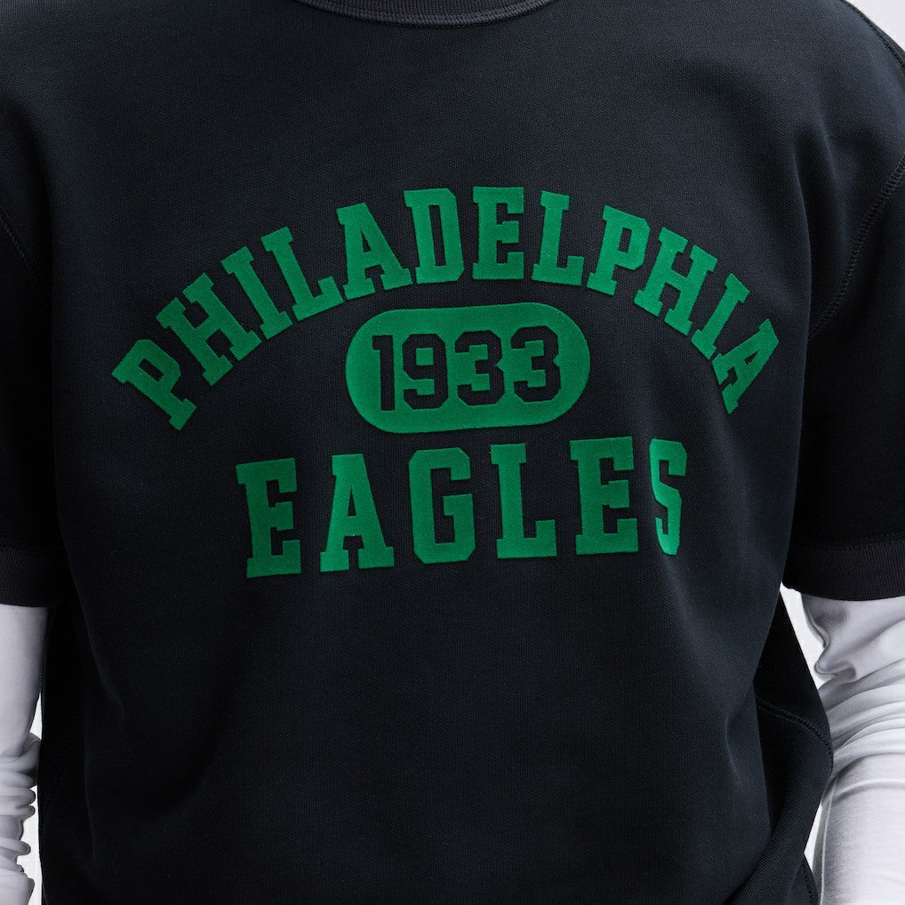 Philadelphia Eagles Fanatics IconicFleece Short Sleeve Sweatshirt