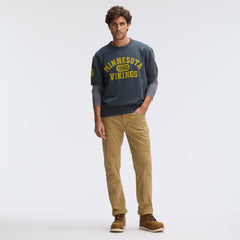 Minnesota Vikings Fanatics IconicFleece Short Sleeve Sweatshirt
