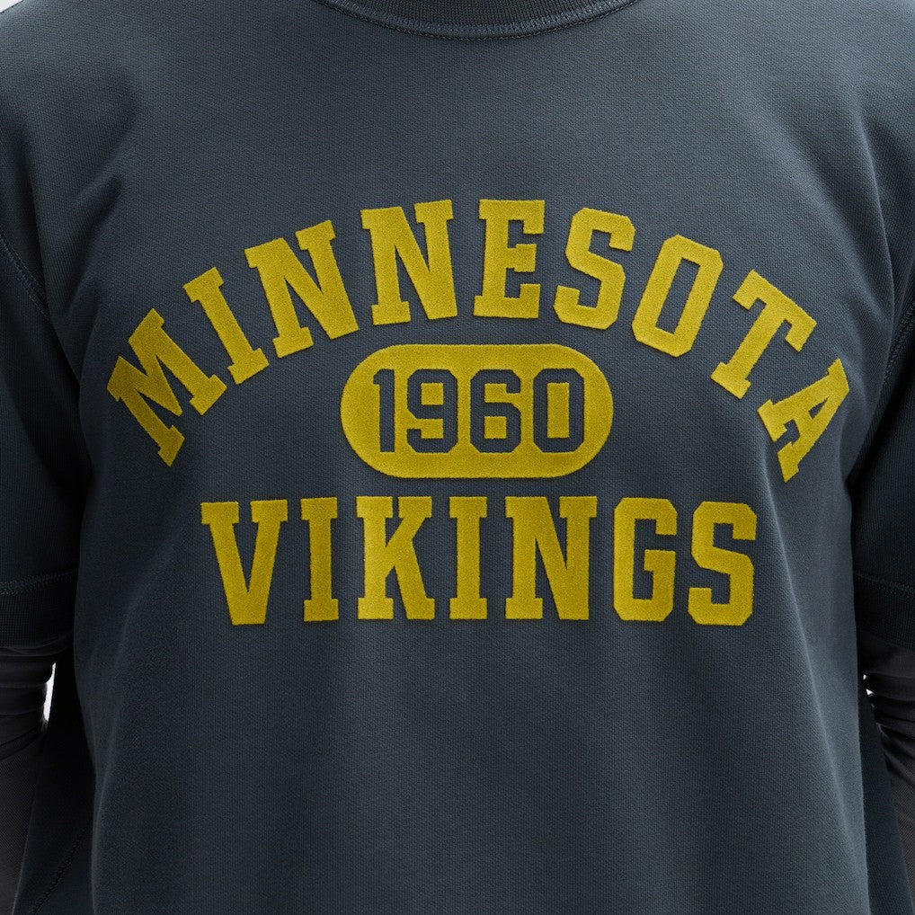 Minnesota Vikings Fanatics IconicFleece Short Sleeve Sweatshirt