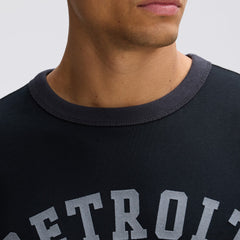 Detroit Lions Fanatics IconicFleece Short Sleeve Sweatshirt