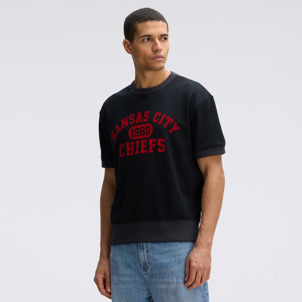 Kansas City Chiefs Fanatics IconicFleece Short Sleeve Sweatshirt