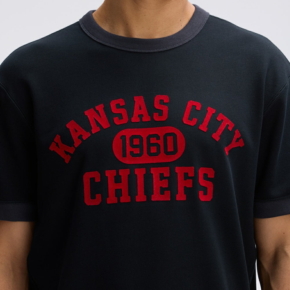 Kansas City Chiefs Fanatics IconicFleece Short Sleeve Sweatshirt