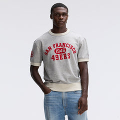 San Francisco 49ers Fanatics IconicFleece Short Sleeve Sweatshirt