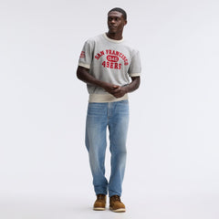 San Francisco 49ers Fanatics IconicFleece Short Sleeve Sweatshirt