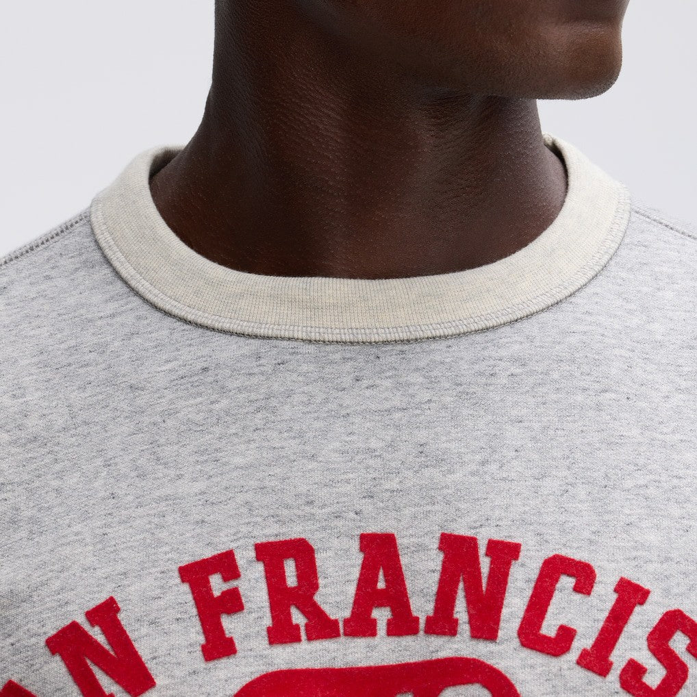 San Francisco 49ers Fanatics IconicFleece Short Sleeve Sweatshirt