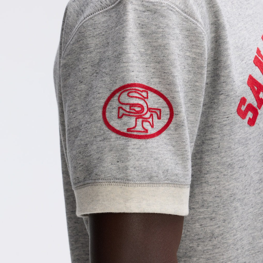 San Francisco 49ers Fanatics IconicFleece Short Sleeve Sweatshirt