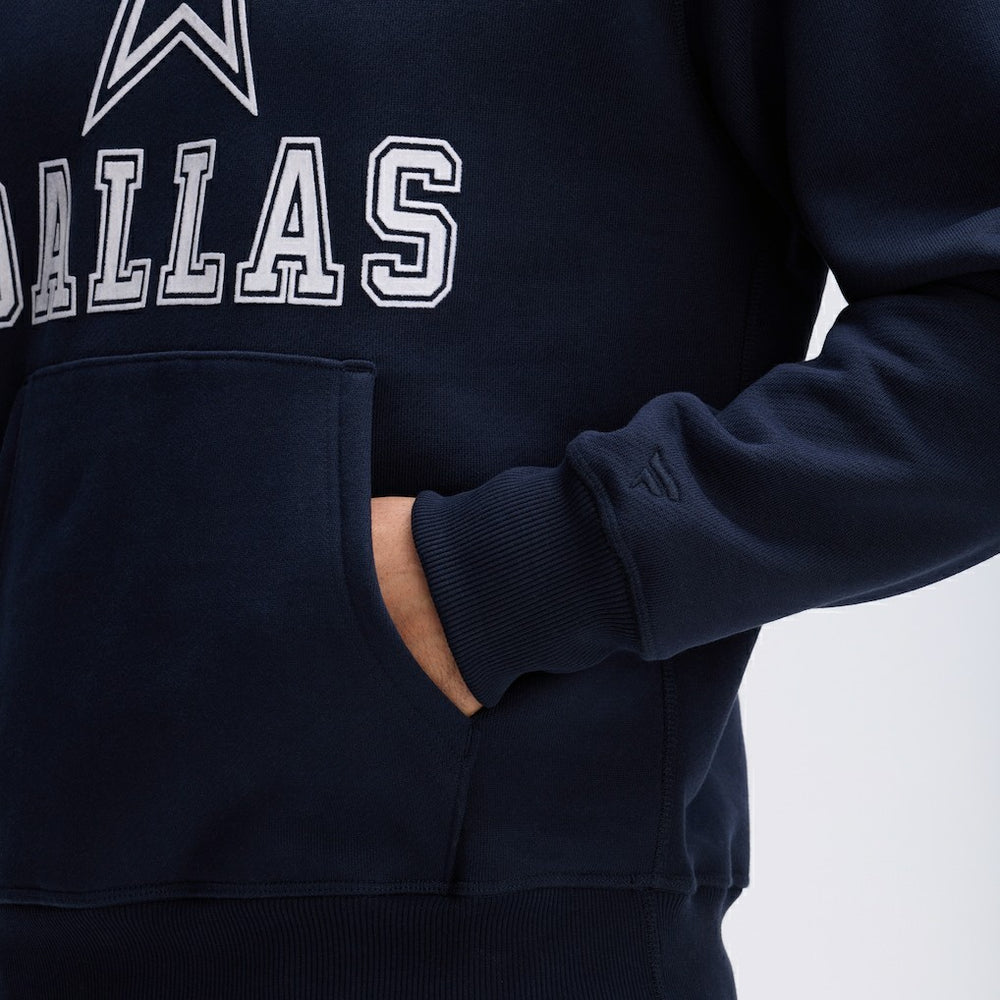 Dallas Cowboys Fanatics IconicFleece Flocked Hoodie