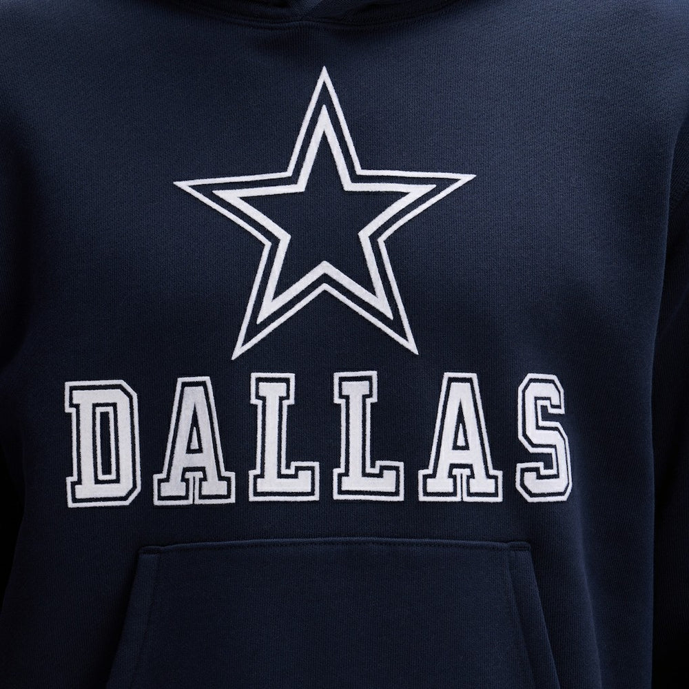 Dallas Cowboys Fanatics IconicFleece Flocked Hoodie